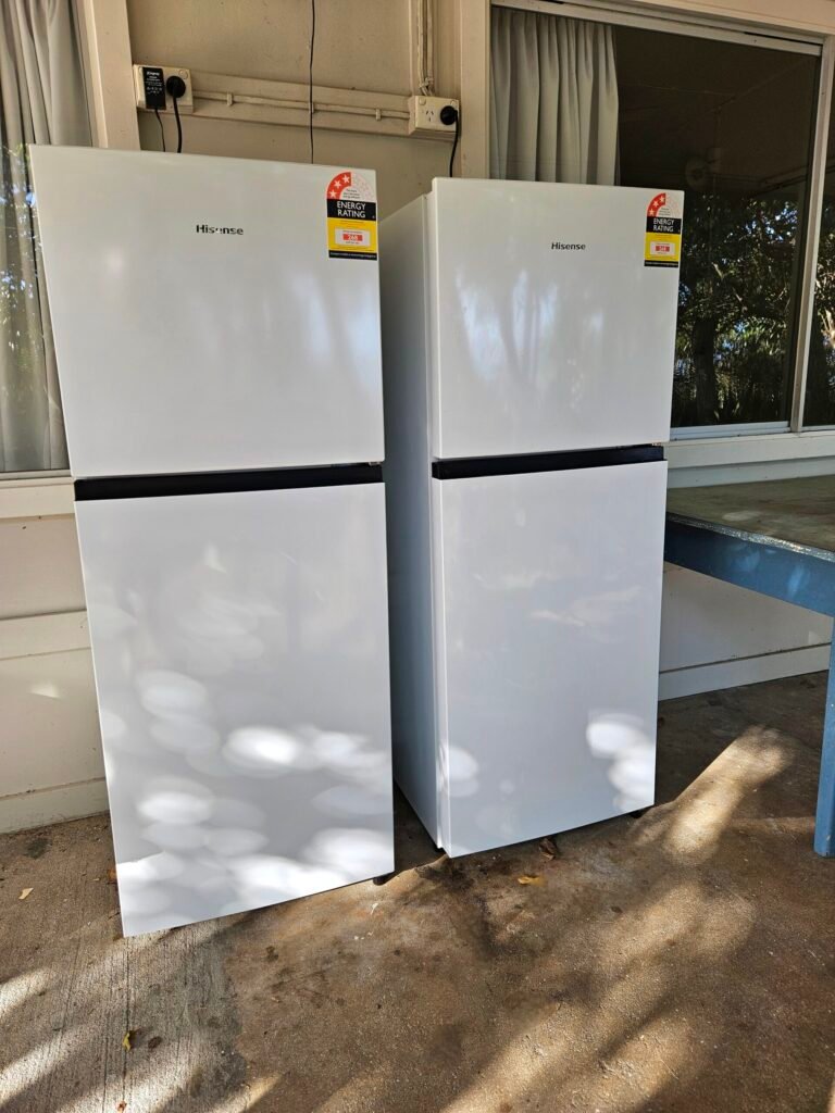 Sunset Beach Resort accommodation fridges outside and in