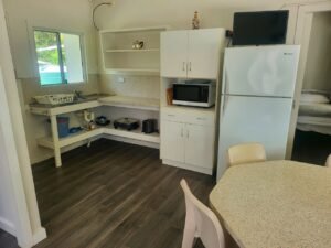 Kitchen Area of Sunset Beach Bungalows