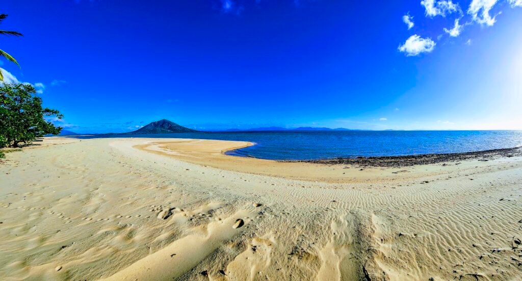 Tranquil Blue Waters Beachscape